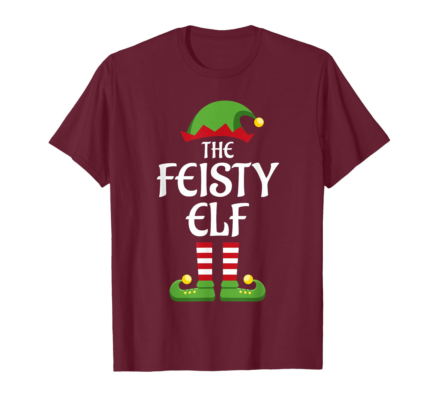 Feisty Elf Family Matching Group Christmas T-Shirt