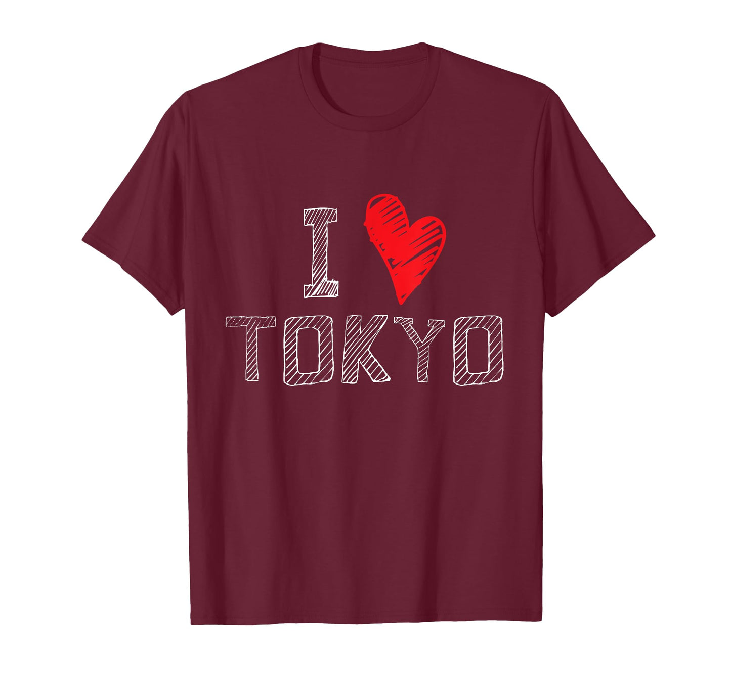 I Love Tokyo Japan Shirt Cute Japanese I Heart Tokyo Tourist T-Shirt