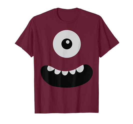 Cute One Eyed Monster Face Costume Halloween T-Shirt