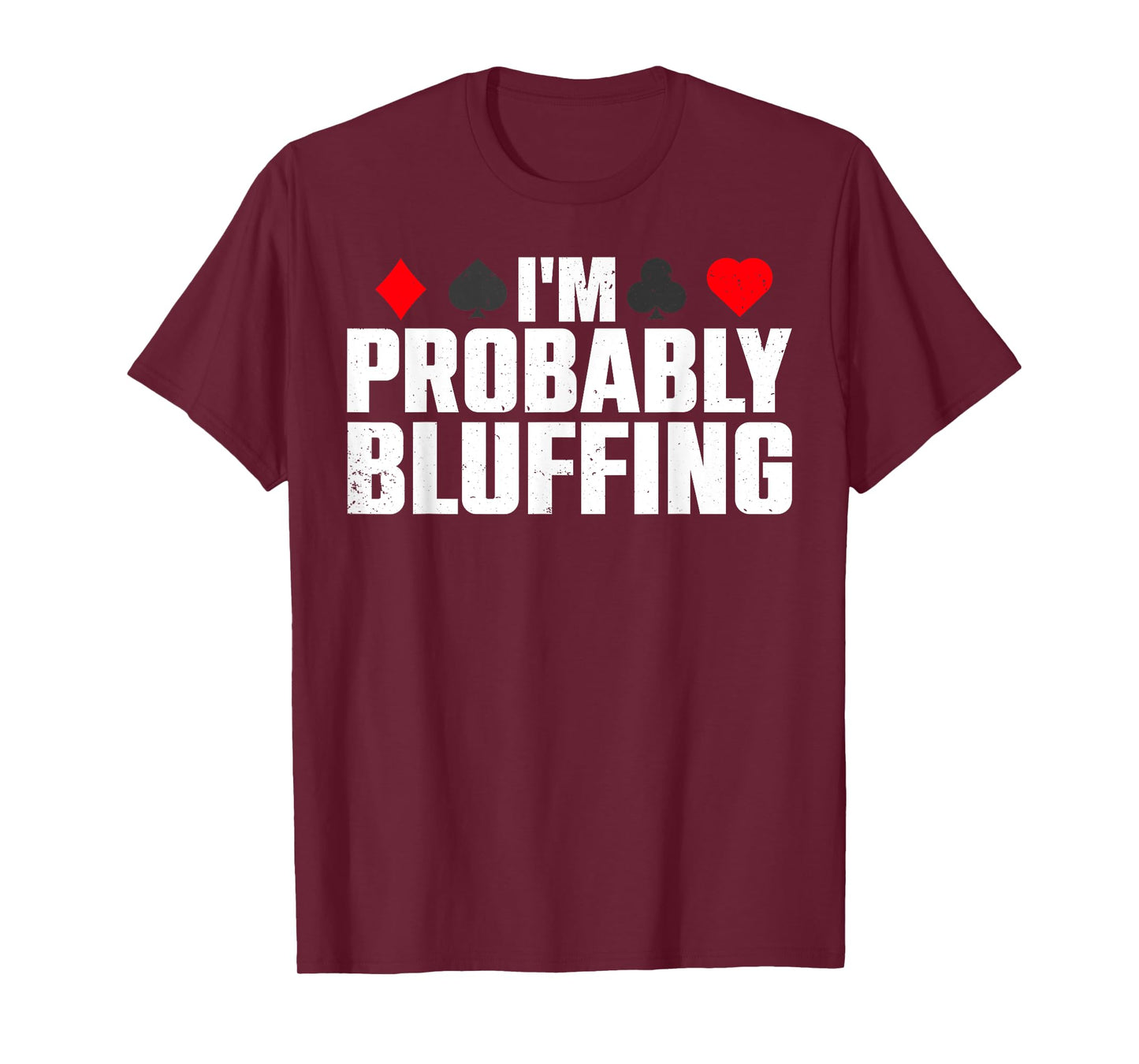 Funny Poker Lover Art For Men Women Casino Play Card Gambler T-Shirt