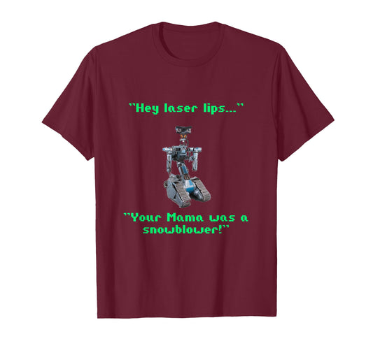 Funny 80s Sarcasm Robotics 5 Johnny Novelty T-Shirt