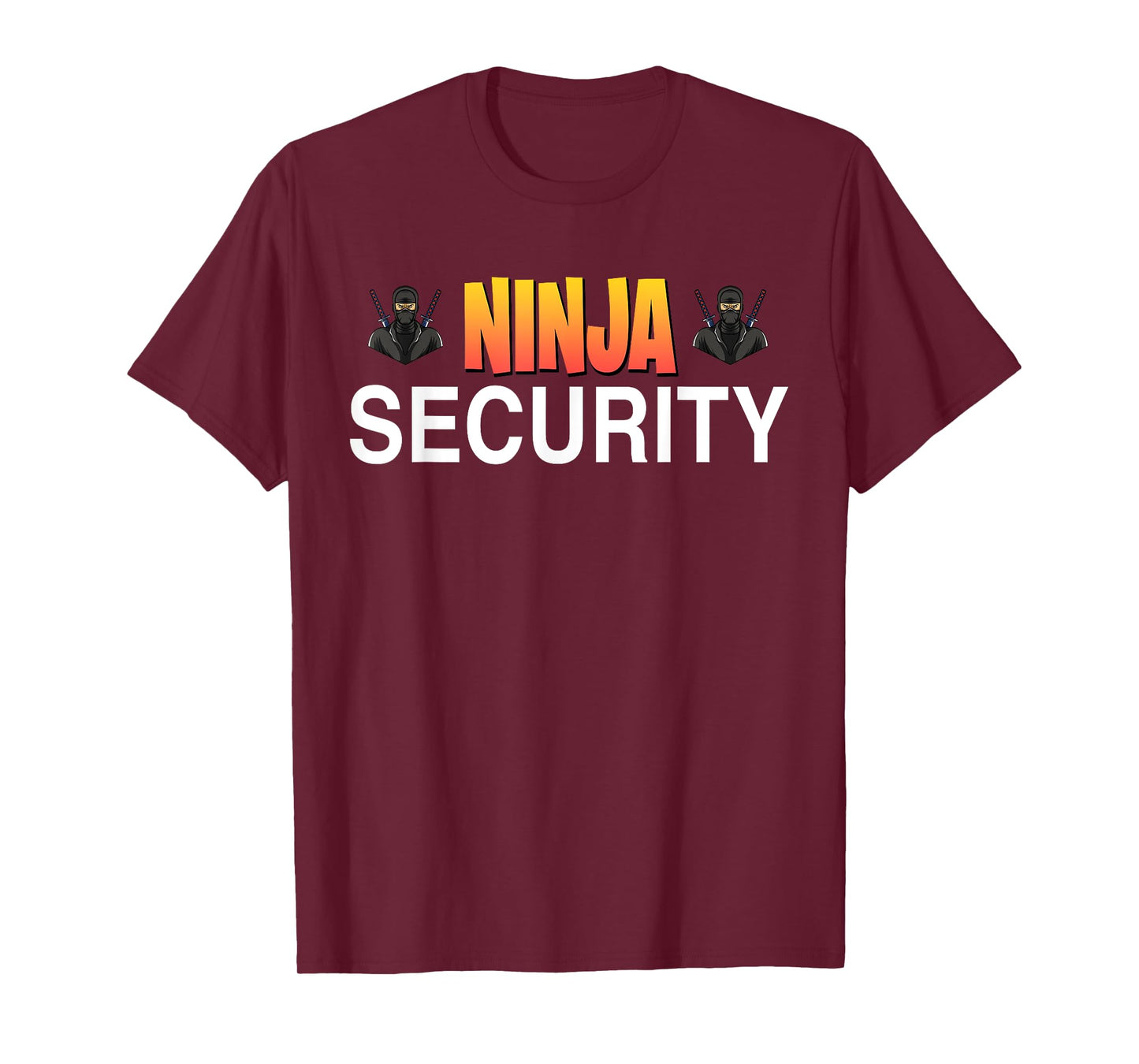 Ninja Security Parent Dad Mom Funny Ninja Halloween Costume T-Shirt