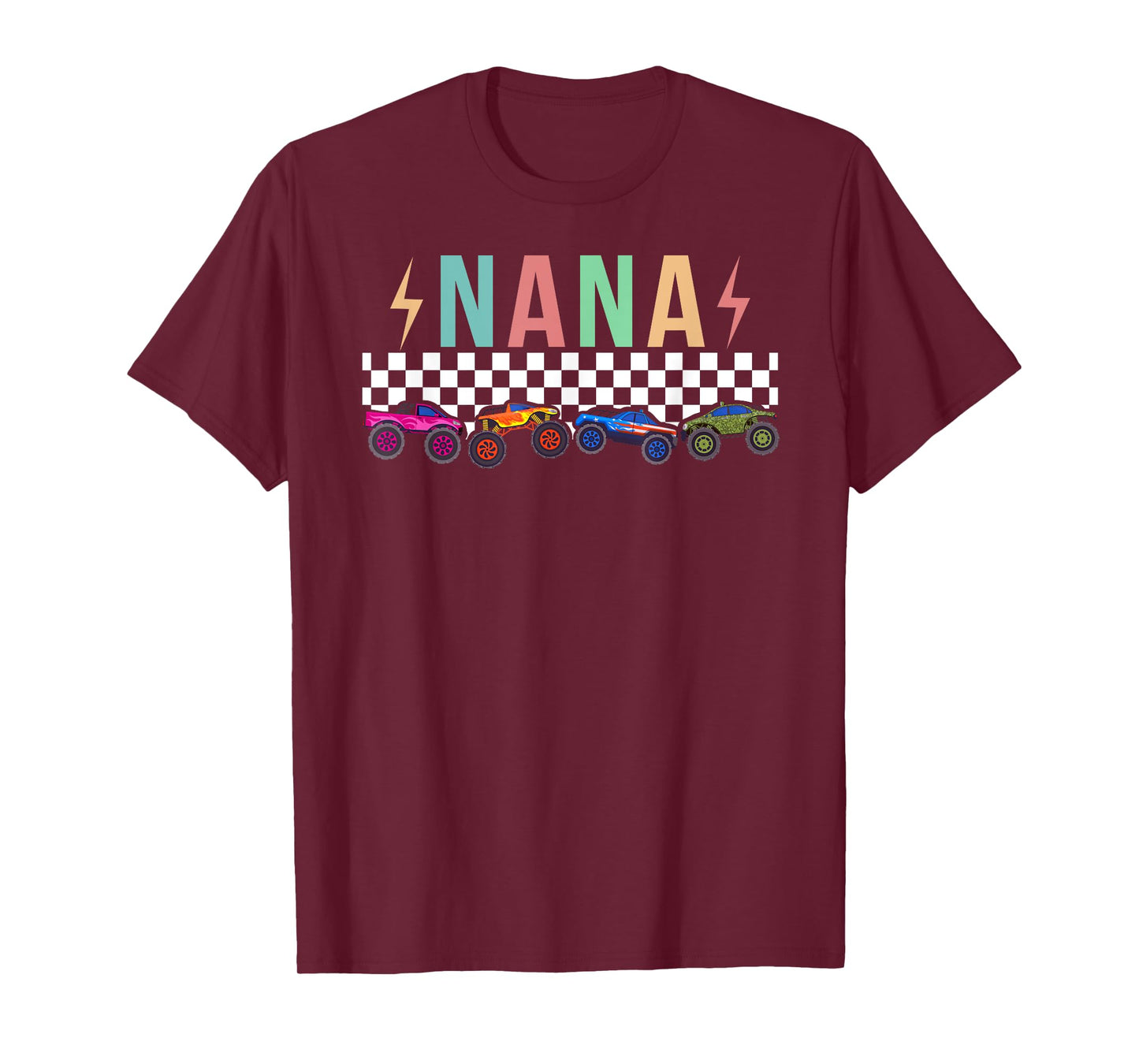Nana Monster Truck Nana Grandma Proud Monster Truck Nana T-Shirt