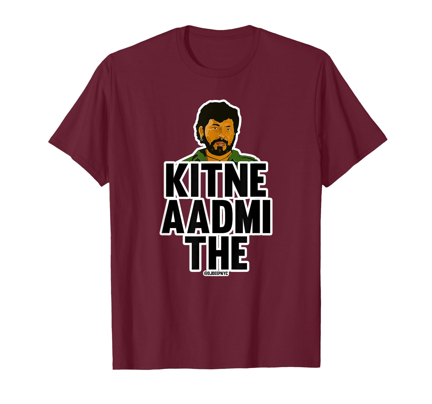 Kitne Aasmi The | Gabbar Singh | Desi Pun | Desi Movie T-Shirt