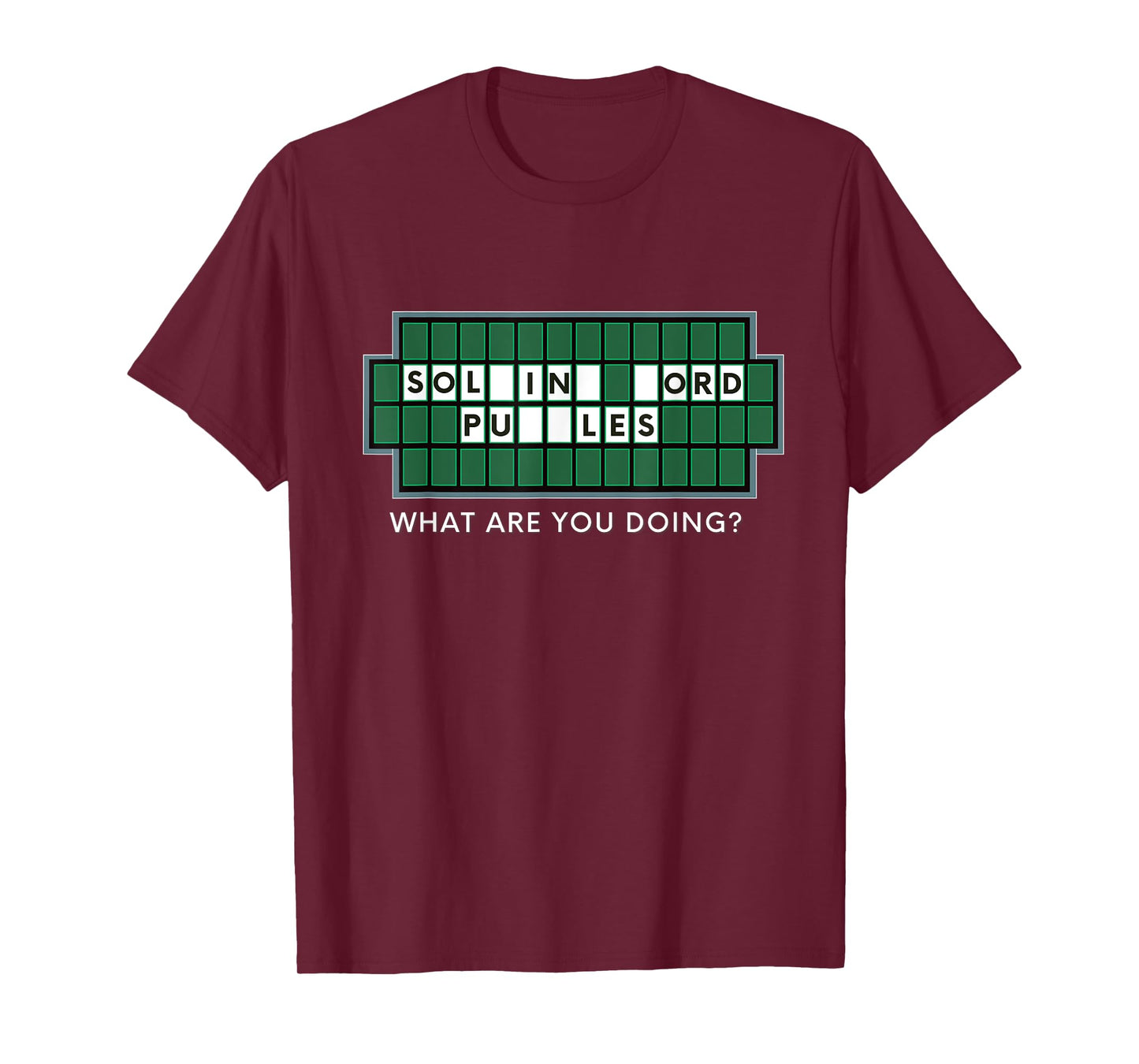 Wheel Lovers and Word Puzzles, Fortune for Game Show Gifts T-Shirt