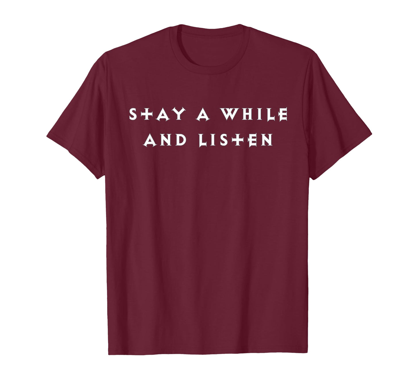 Diablo 2 "Stay a while and listen" T-Shirt