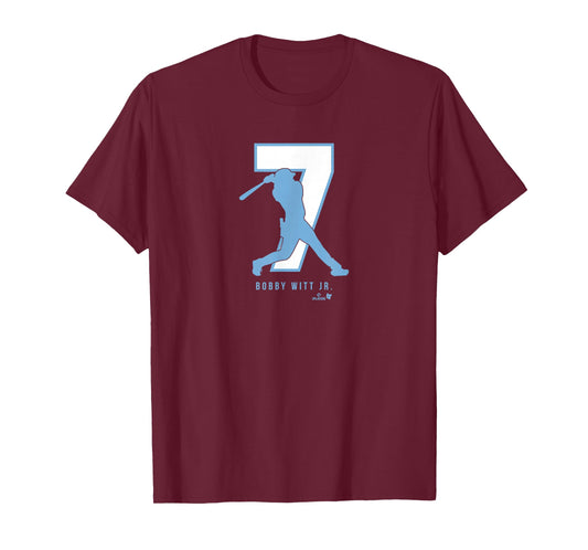 Bobby Witt Jr. 7 - Kansas City Baseball T-Shirt