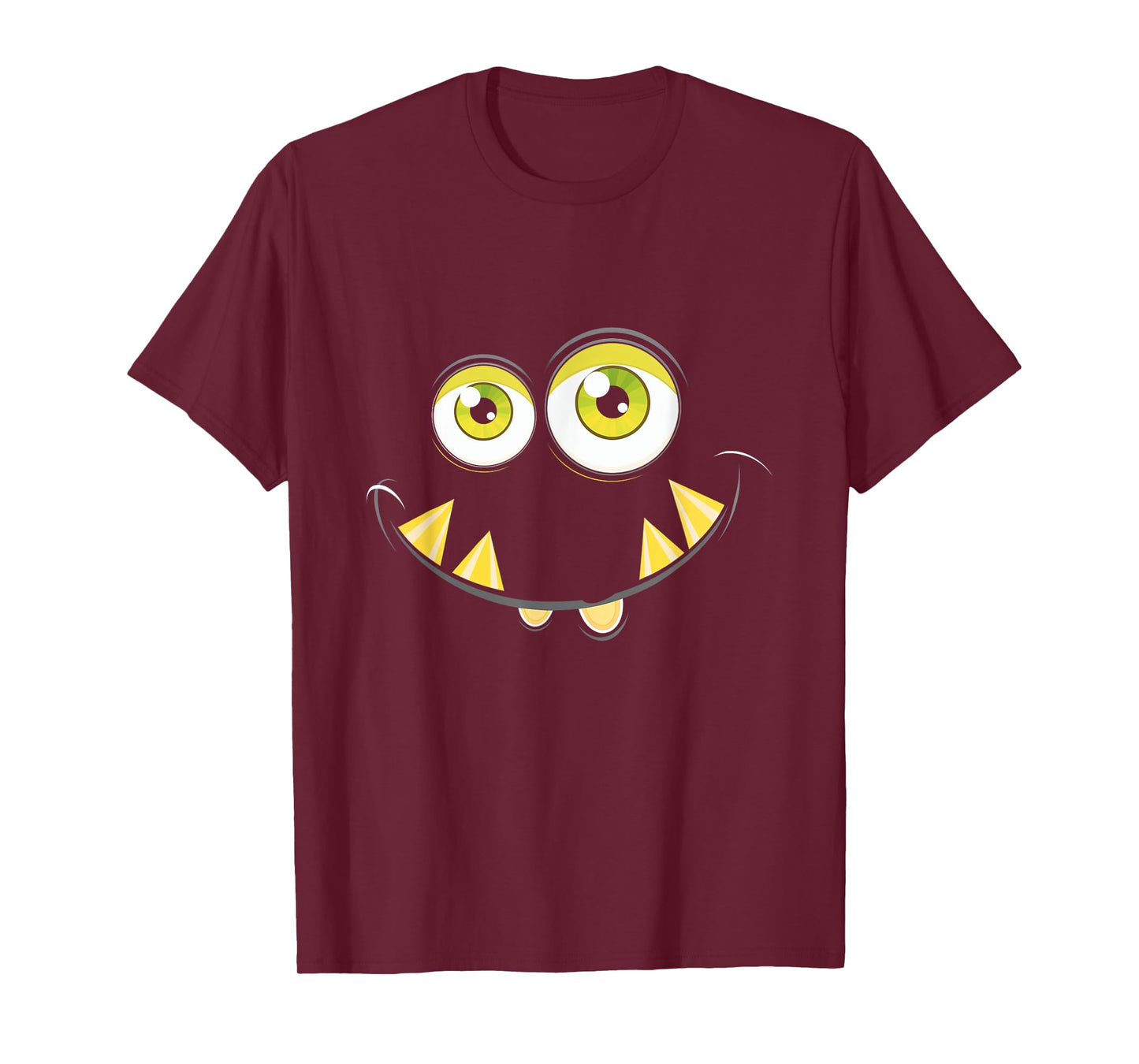 Monster Face Cute Halloween Costume Idea Kids Fun T-Shirt