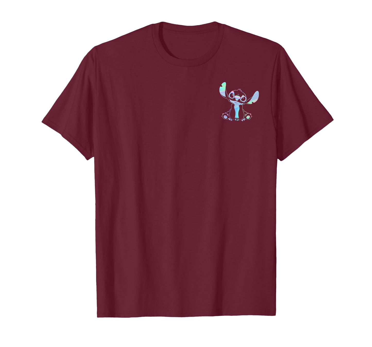 Disney Lilo & Stitch Holographic Stitch Vintage Pocket Logo T-Shirt