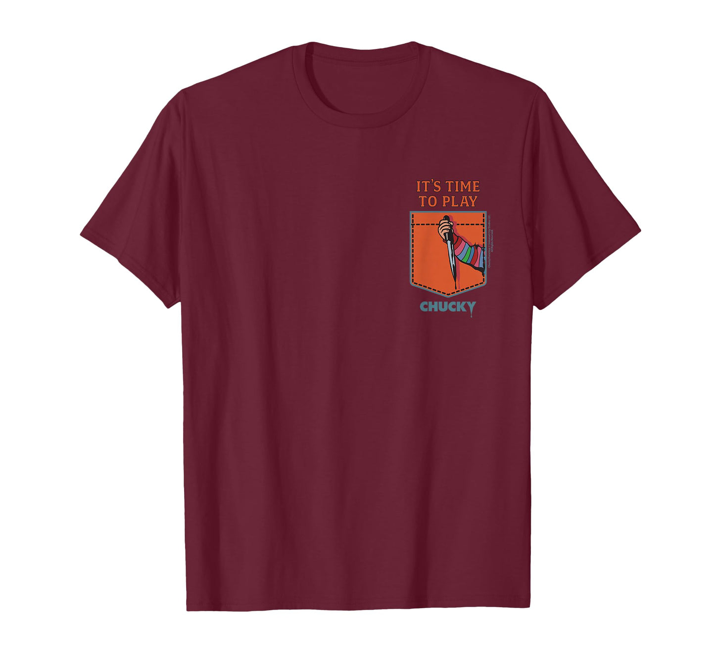 Chucky It’s Time To Play Faux Pocket T-Shirt
