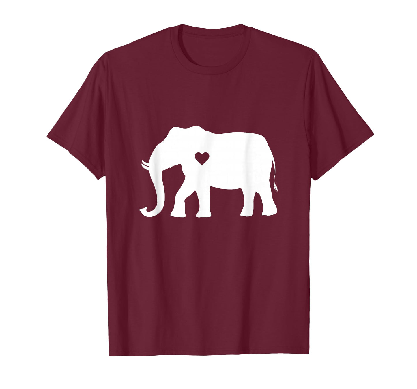 Love Elephant Heart Silhouette Gift T-Shirt