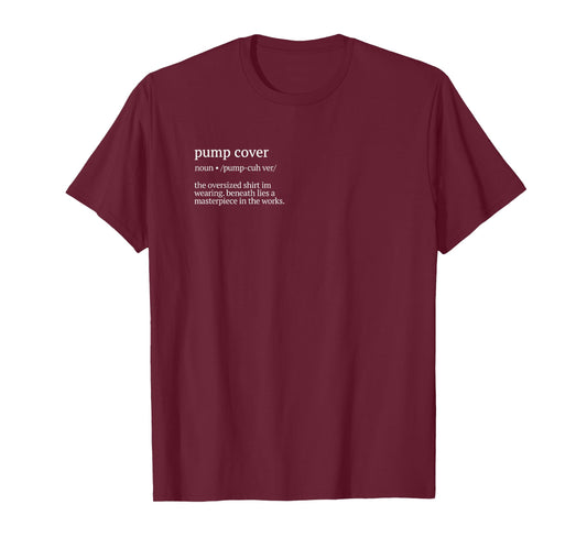 Pump Cover Definition Mens Gym Pump Cover Workout Oversized T-Shirt