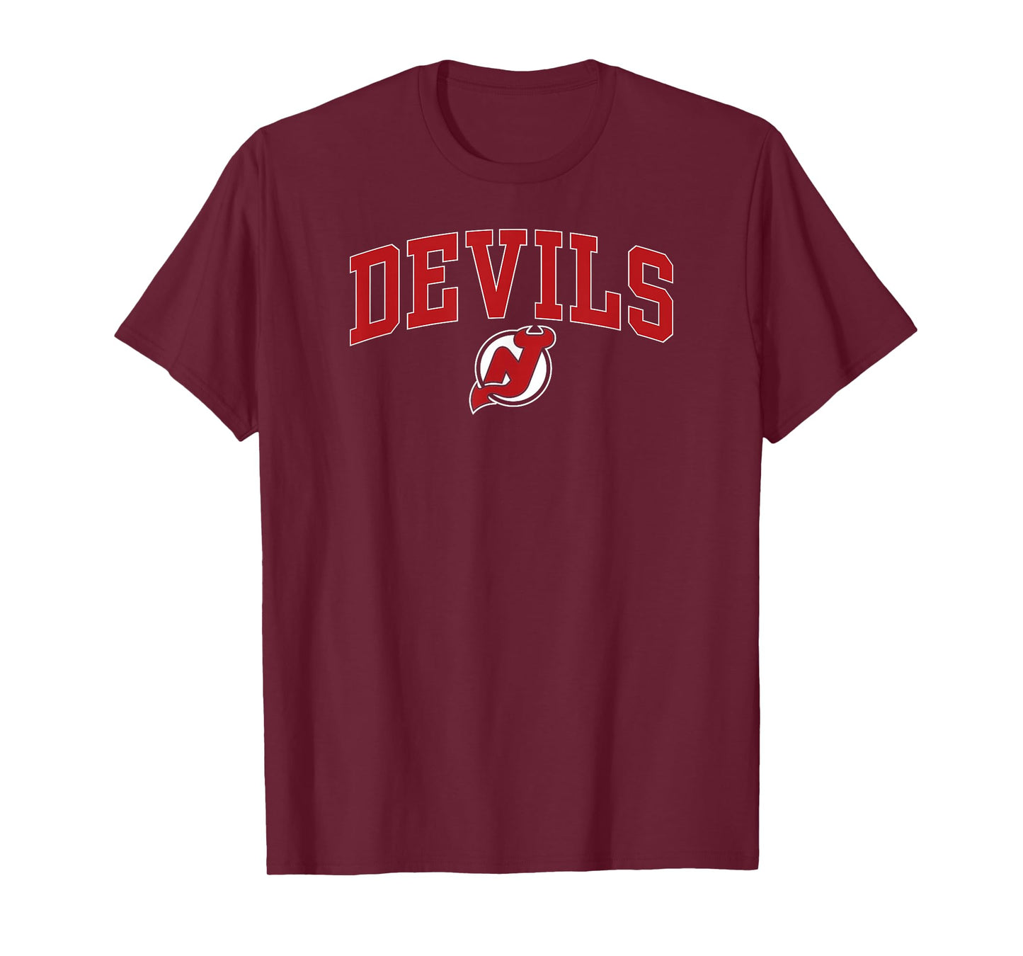 New Jersey Devils Arch Over Black NHL Officially Licensed T-Shirt