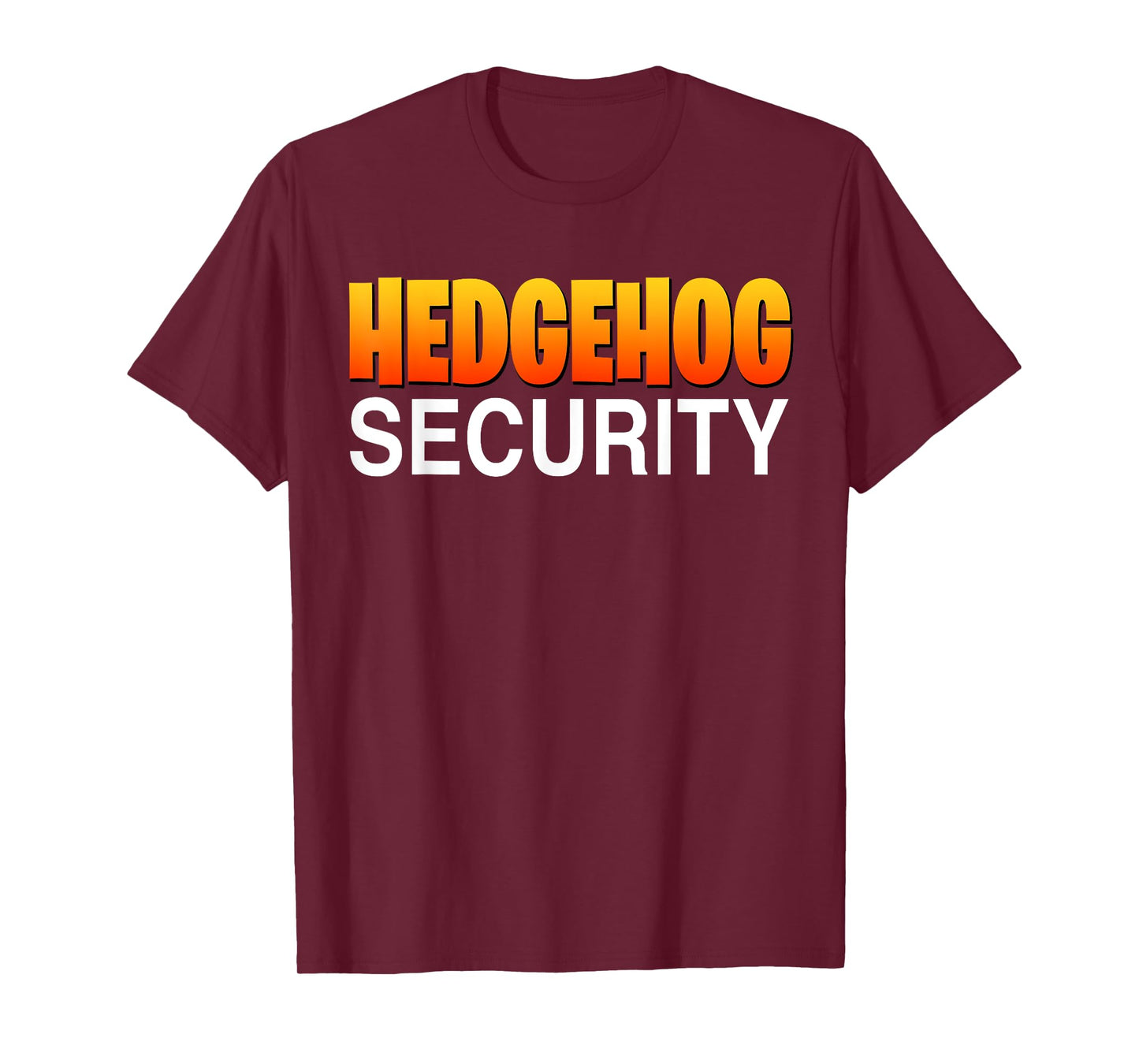 Hedgehog Security Parent Dad Mom Funny Halloween Costume T-Shirt