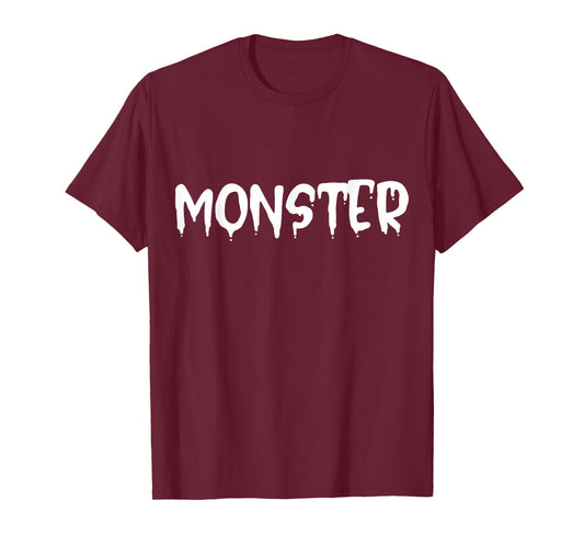 Funny Saying Of MONSTER WORD - Horror Design T-Shirt