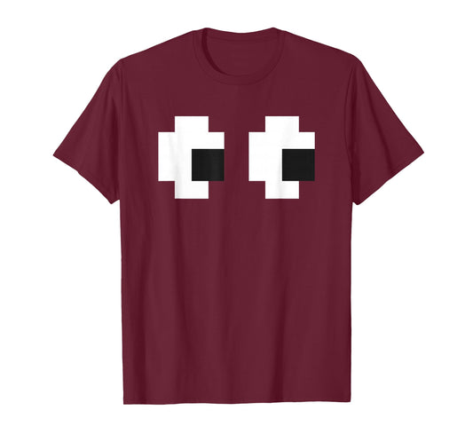 Retro Arcade Game Ghost Blue T-Shirt