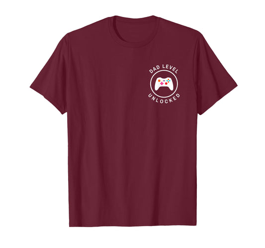Dad Level Unlocked Shirt, New Dad TShirt, Funny Gaming Dad T-Shirt