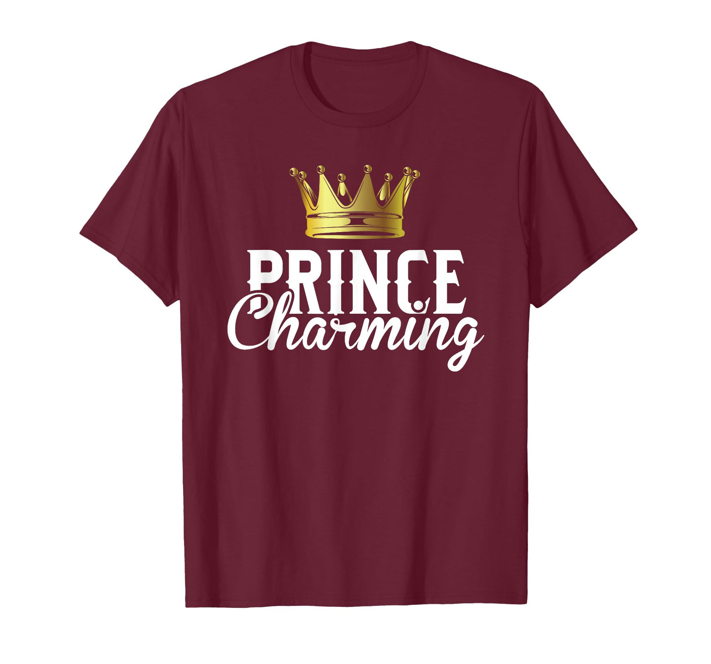 Prince Charming Funny Fairy Tale Halloween Lazy Costume T-Shirt