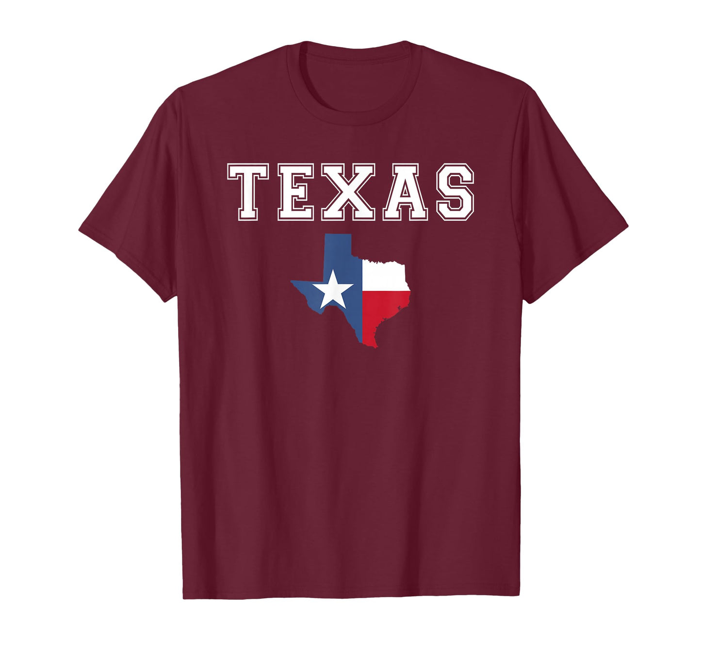 Texas State Flag Map T-Shirt