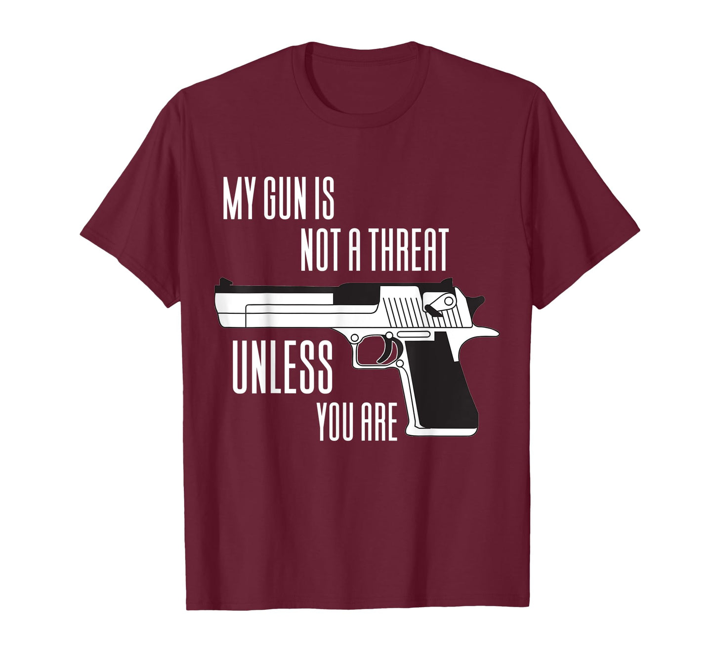 My Gun Is Not A Threat Unless You Are T-Shirt