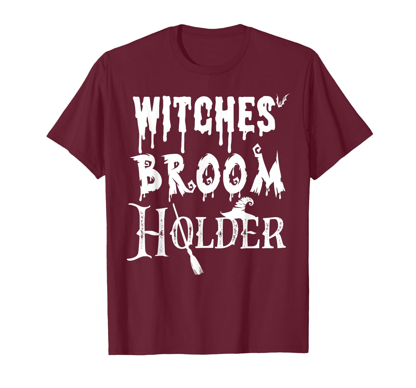 Halloween Security Shirt I Witches' Broom Holder T-Shirt