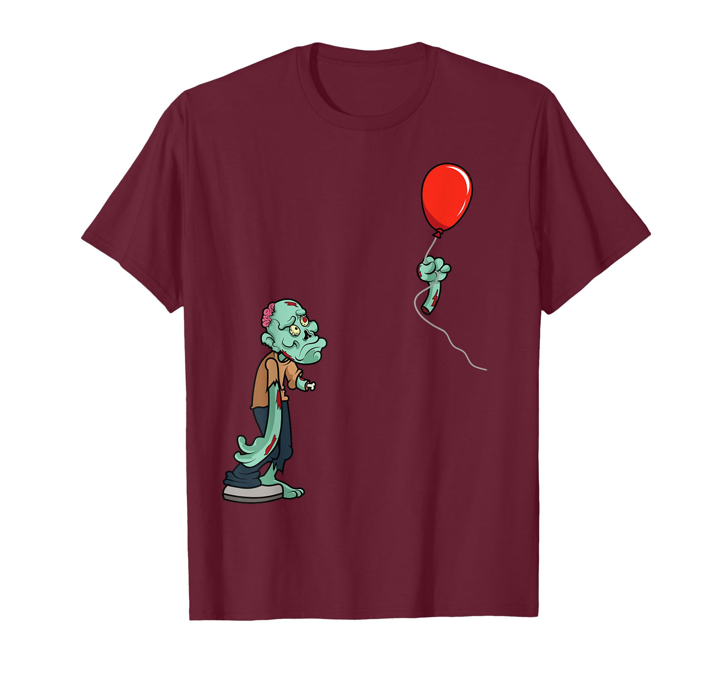 Halloween Funny Zombie Cut Off Arm Balloon Body Part Gift T-Shirt
