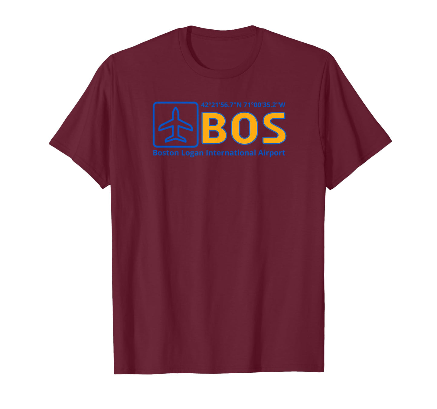Boston Logan International Airport BOS Airport Area Code 617 T-Shirt