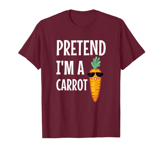 Pretend I'm A Carrot Easy DIY Halloween Costume T-Shirt