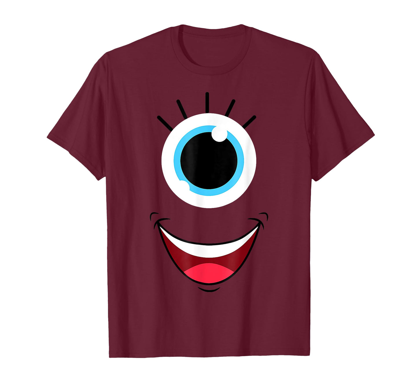 Scary Monster Eyeball Face Costume T-Shirt Halloween T-Shirt