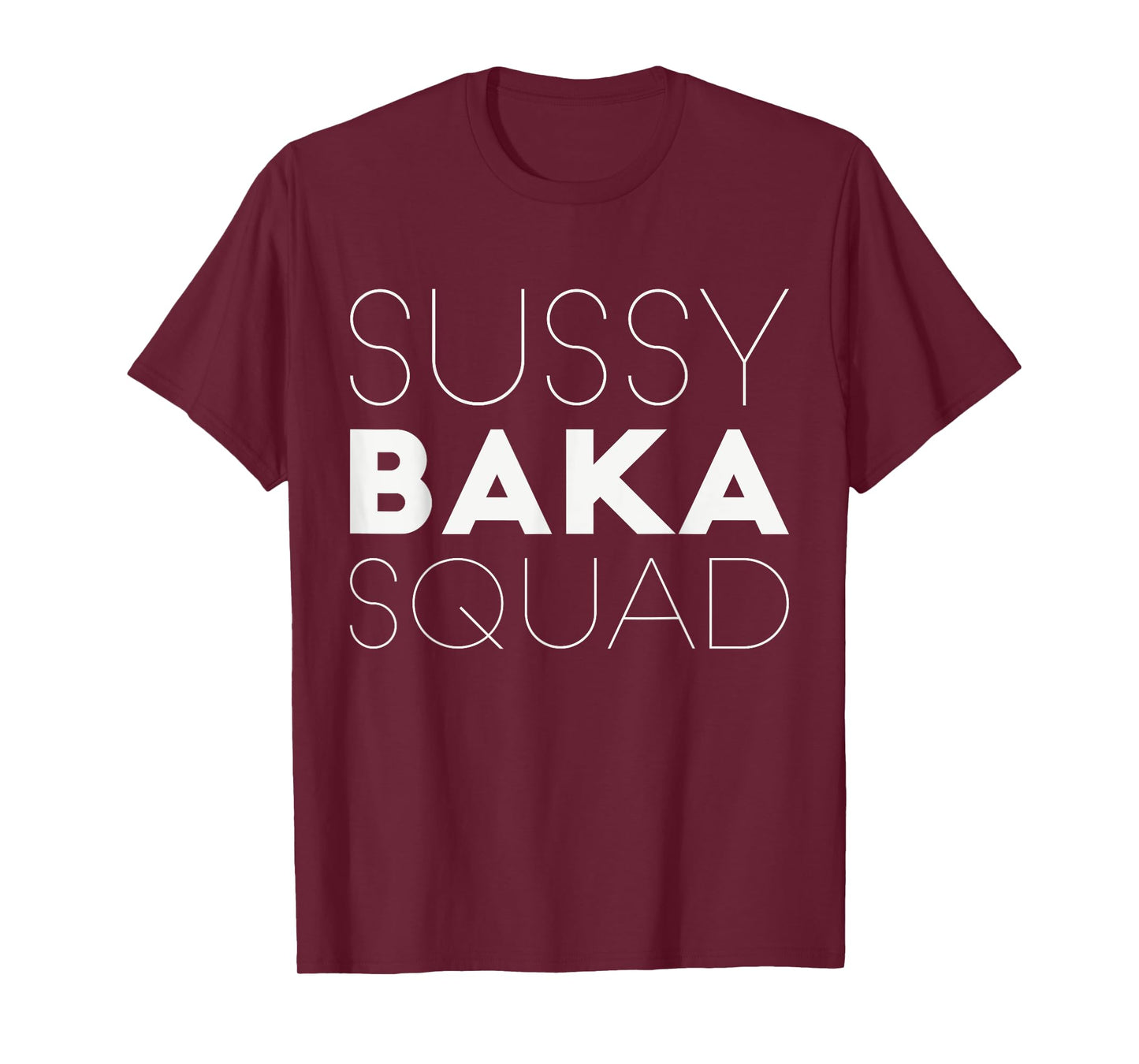 Funny Meme Sussy Baka Squad T-Shirt