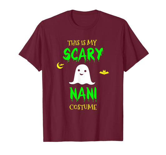 This Is My Scary Nani Costume Halloween Lazy Easy T-Shirt