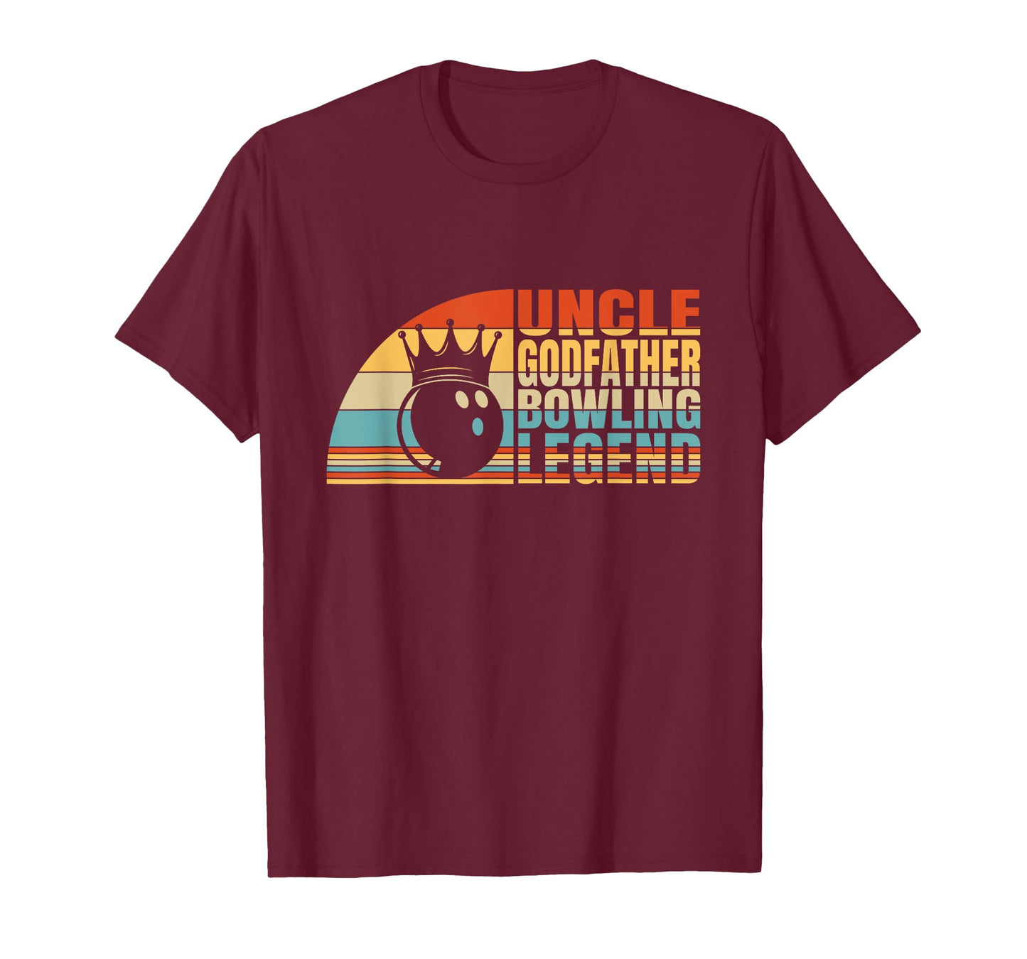 Uncle Godfather And Bowling Legend, Bowling Uncle T-Shirt