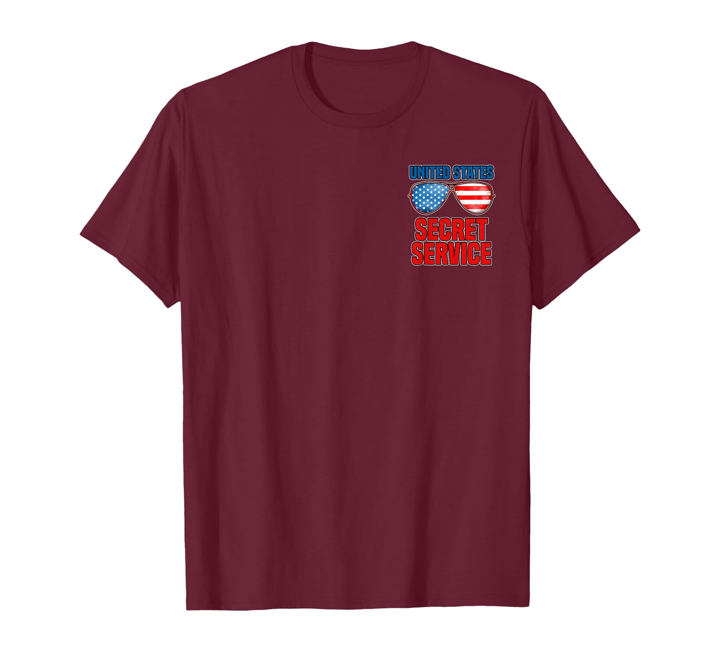 Patriotic Secret Service United States Sunglasses T-Shirt