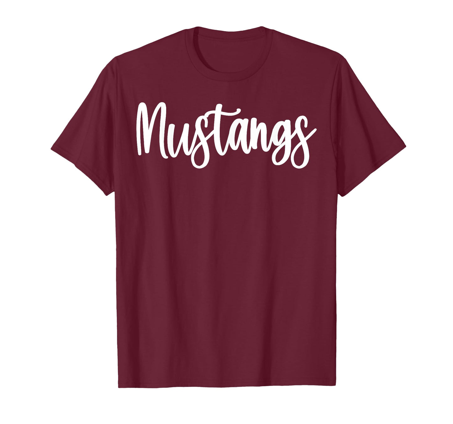 Mustangs School Spirit Team Mascot Game Night T-Shirt