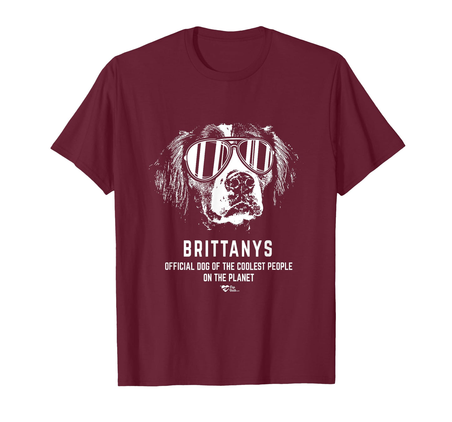 Brittany Spaniel Official Dog of the Coolest Lovers T-Shirt