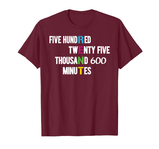 525,600 Minutes T-Shirt