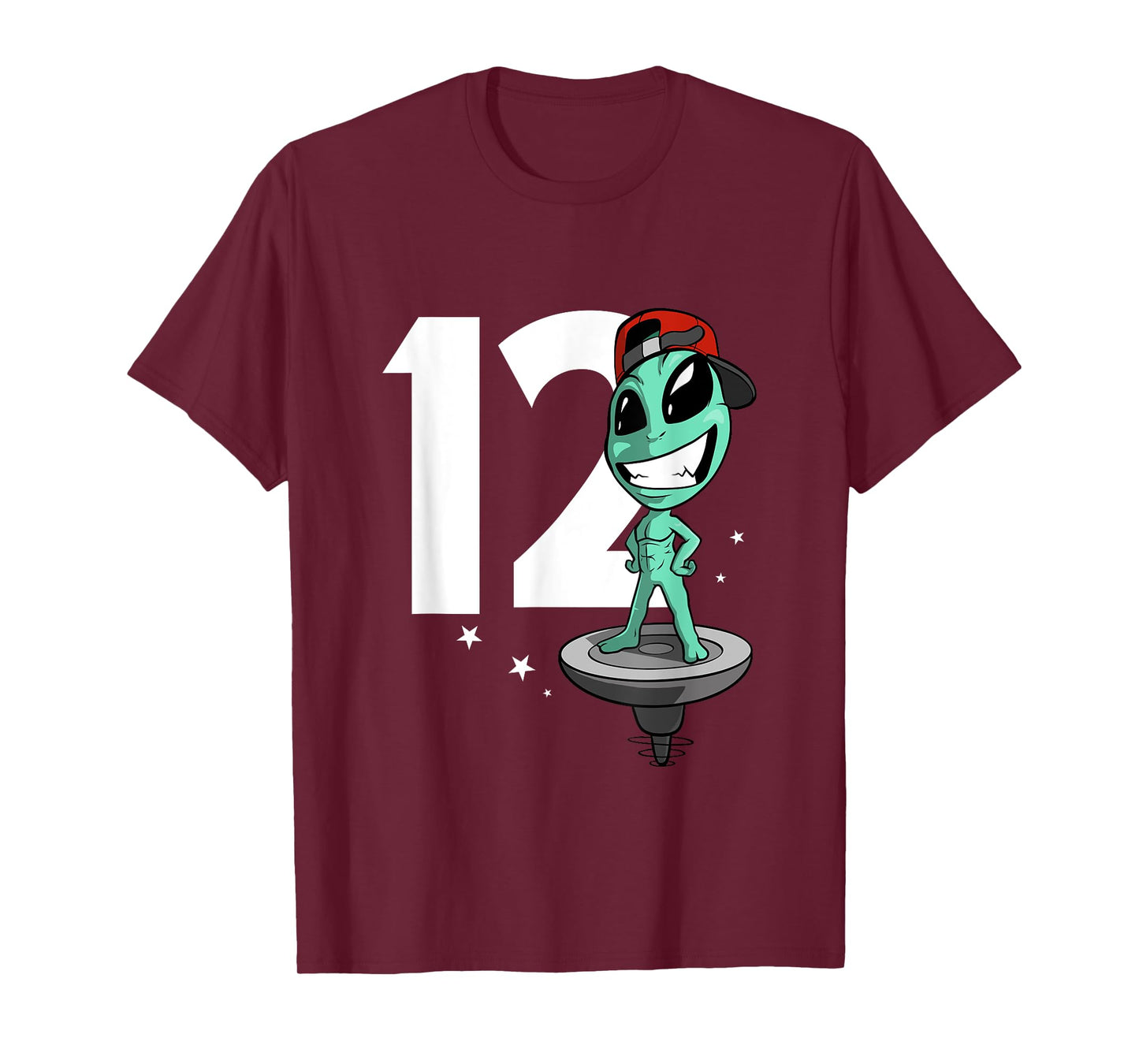 Alien 12 Year Old Boy 12th Birthday T-Shirt