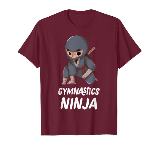 Gymnastics Ninja Boy Funny Sport T-Shirt