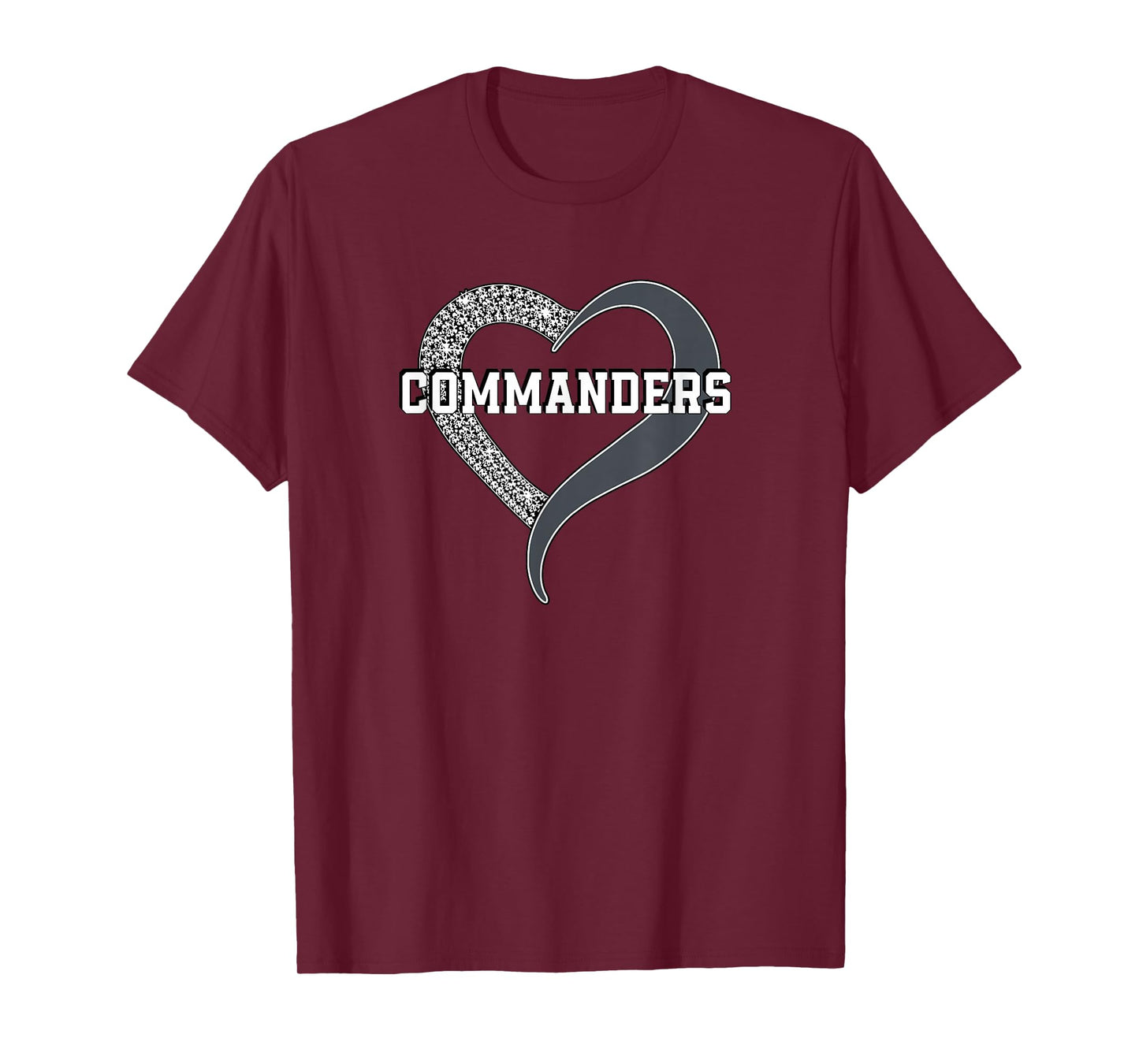 Commanders Washington County Diamond Heart HS T-Shirt