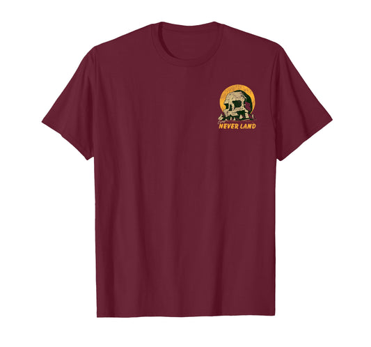 Disney Peter Pan Camp Never Land Skull Rock Front And Back T-Shirt