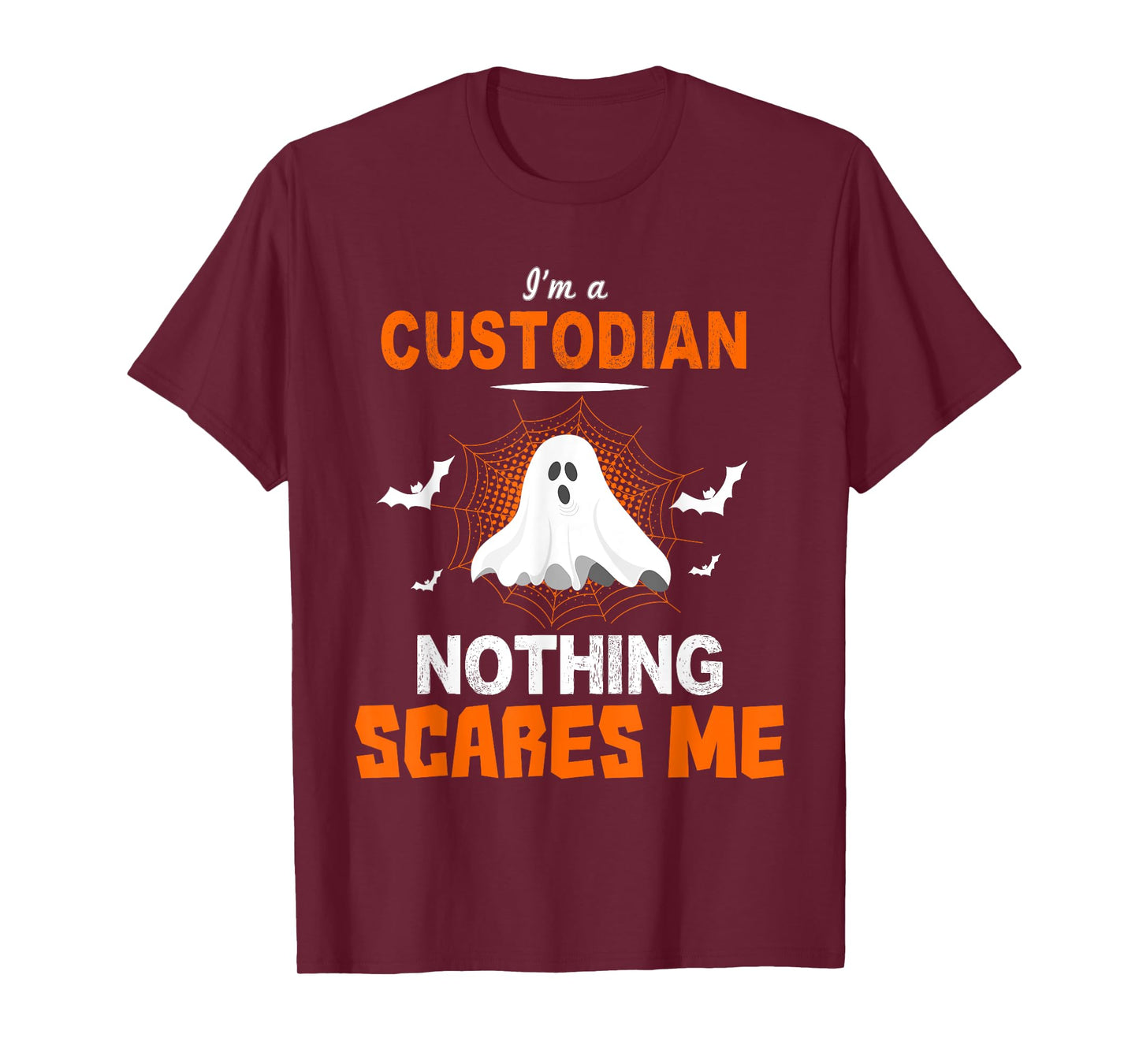 Funny Custodian Shirt Halloween School or Workplace Gift Tee T-Shirt