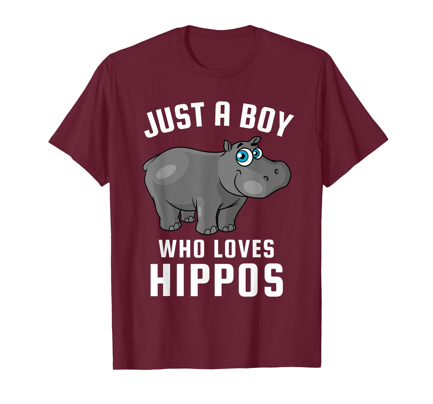 Just a Boy Who Loves Hippos T-Shirt