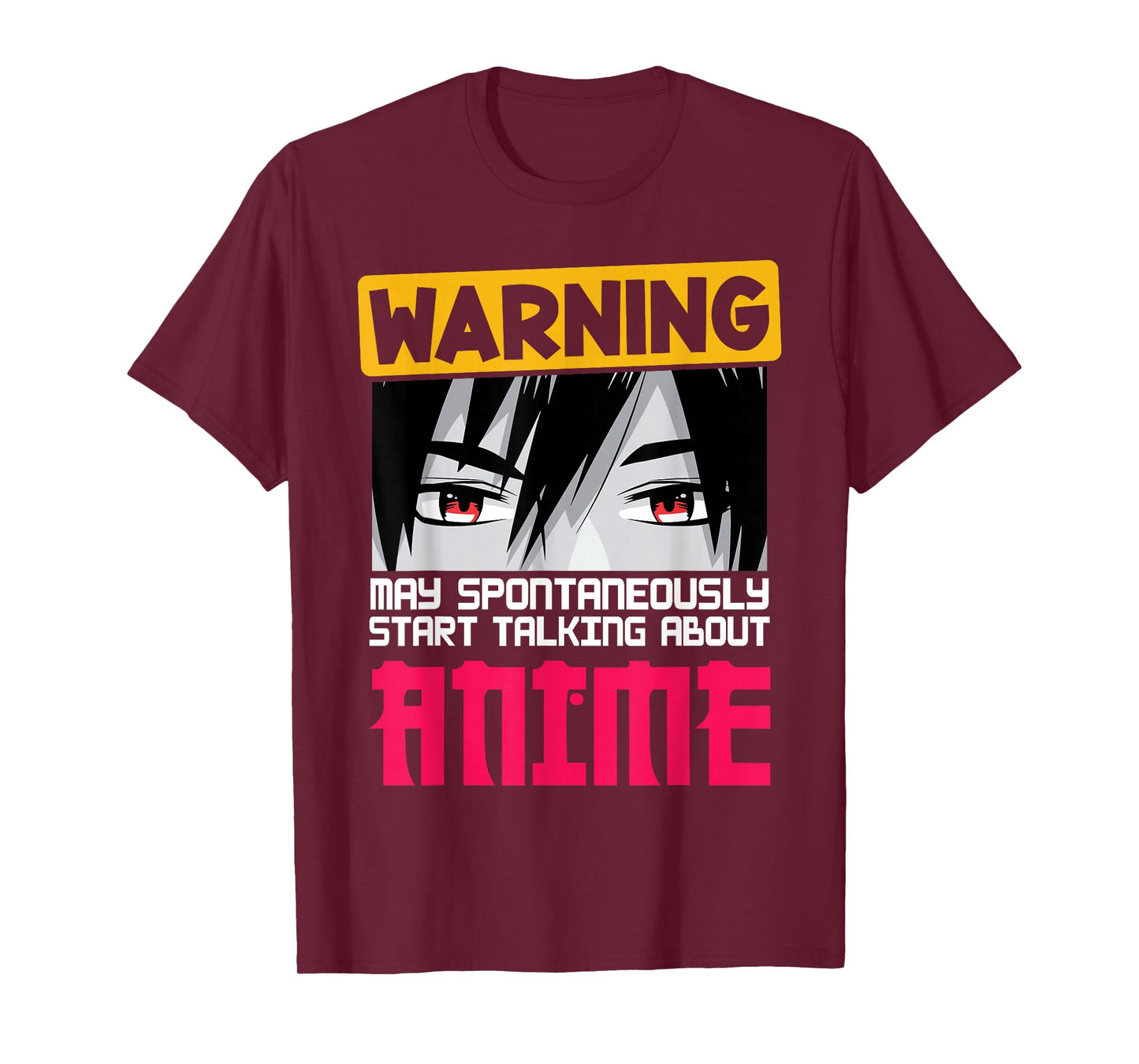 Warning May Spontaneously Start Talking About Anime Boys T-Shirt
