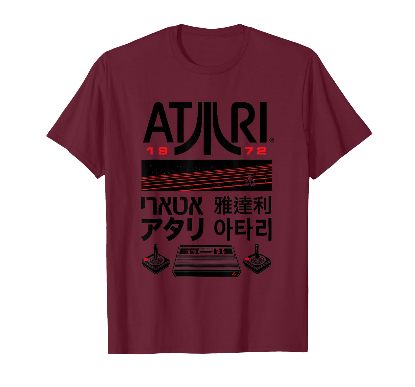 ATARI Retro 1972 Console Logo Kanji Design T-Shirt