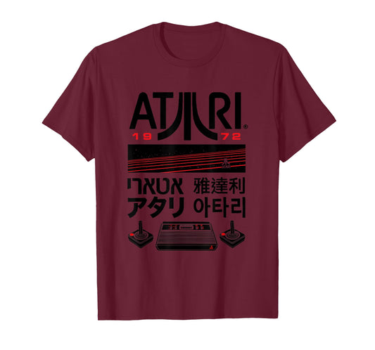 ATARI Retro 1972 Console Logo Kanji Design T-Shirt
