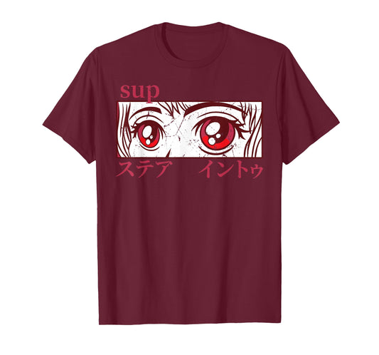 Anime Girl Eyes - Japan Culture Art - Japanese Aesthetic T-Shirt