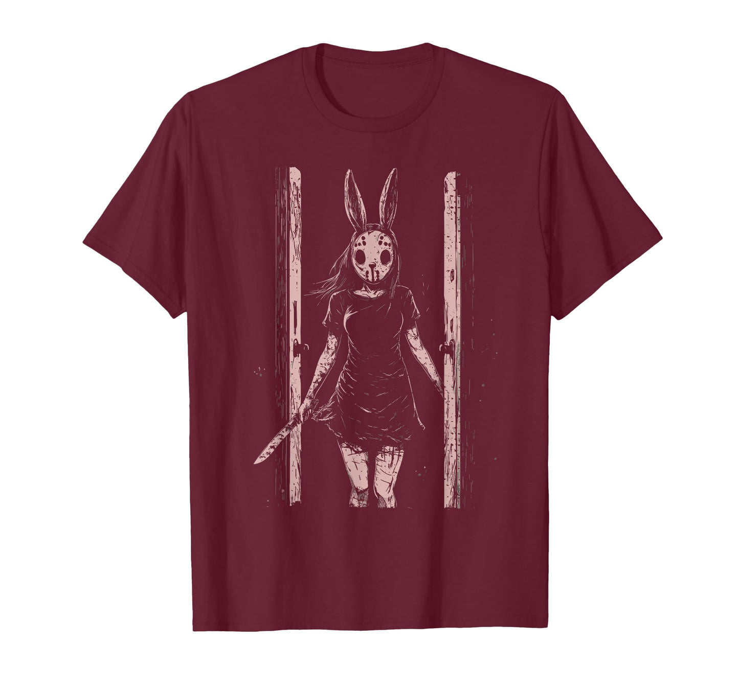 Anime Horror Bunny Aesthetic Soft Grunge Waifu Japanese Girl T-Shirt