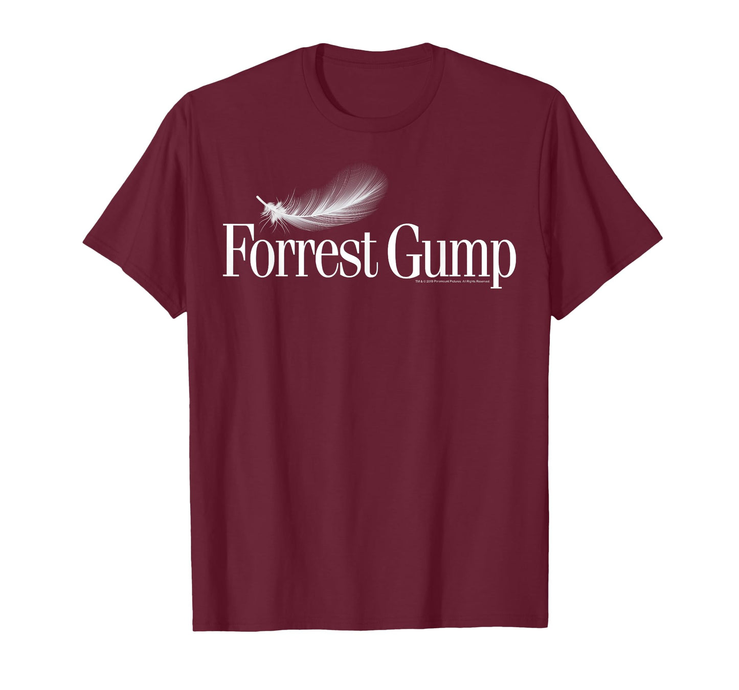 Forrest Gump Feather Title Logo T-Shirt