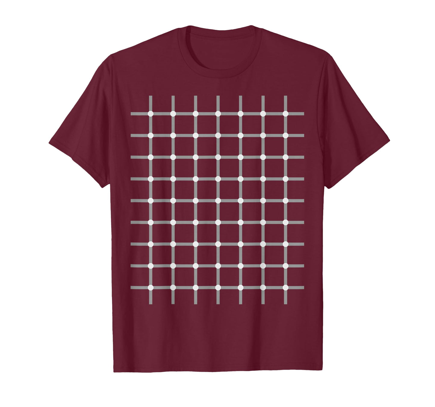 Optical Illusion Gift - Illusion Grid Dot Focus T-Shirt