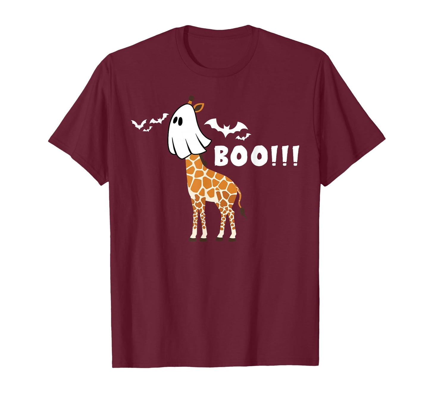 Giraffe Boo Halloween Fun Costume Party T-Shirt